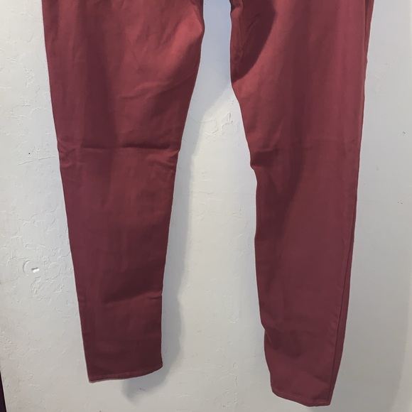 -Women's Maternity Just Black Burg Red Denim Skinny Pant Leggings #SF72M-Size 30 - Picture 12 of 13